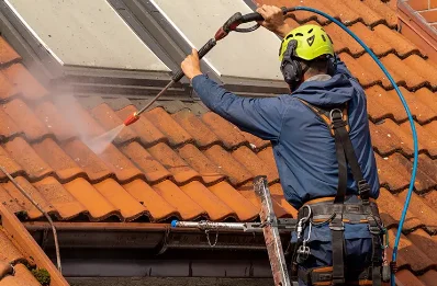 Démoussage et hydrofuge de toiture à Romagny